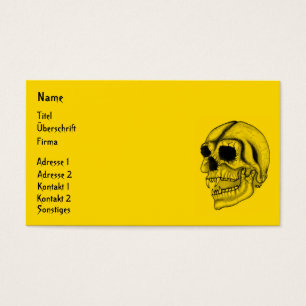 Vampir Skull Visitkort
