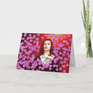 Vampira valentin helgkort