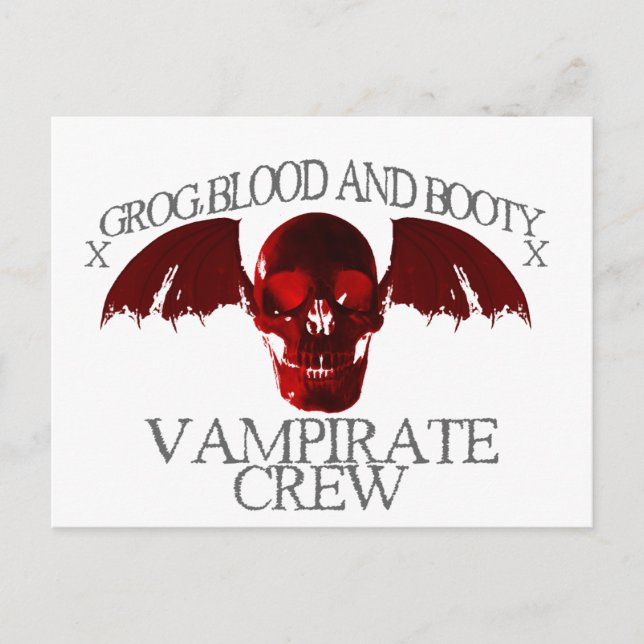 Vampirate Crew Vykort (Framsida)