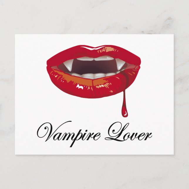 Vampire Älskare Vykort (Framsida)