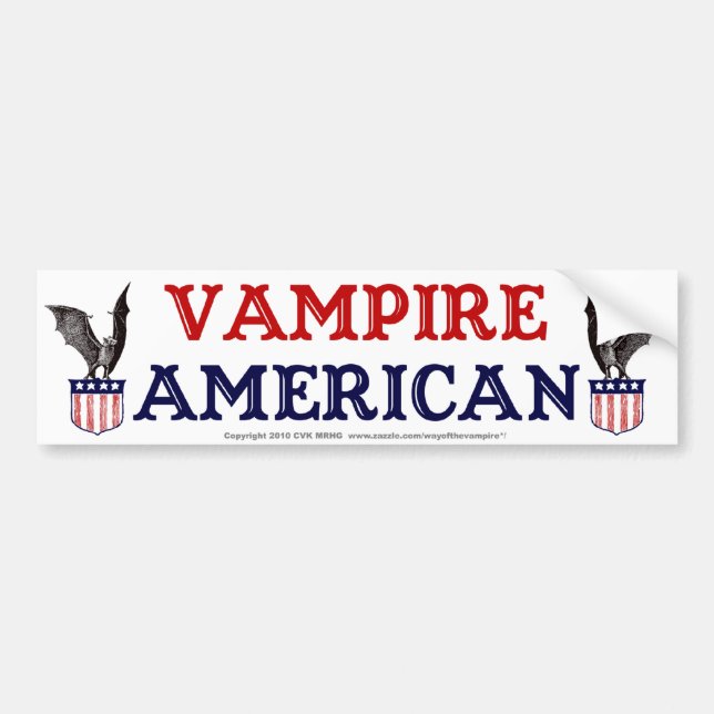 Vampire American Bildekal (Framsidan)