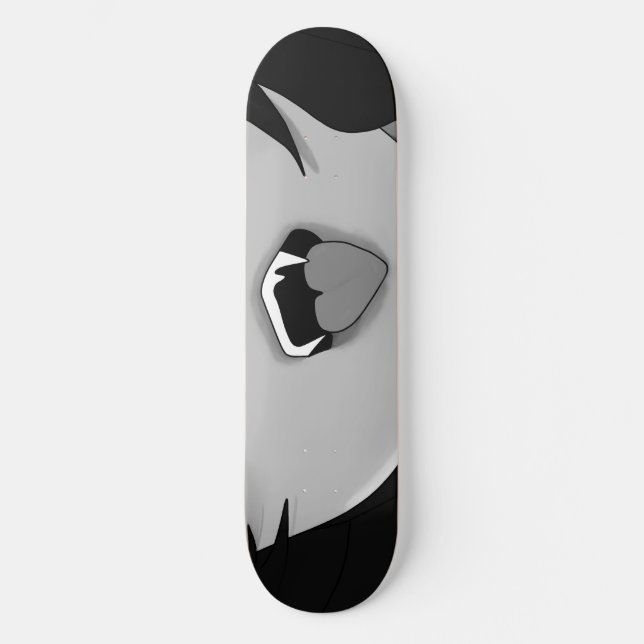 Vampire Anime Läpp Skateboarddäck Mini Skateboard Bräda 18,5 Cm (Framsida)