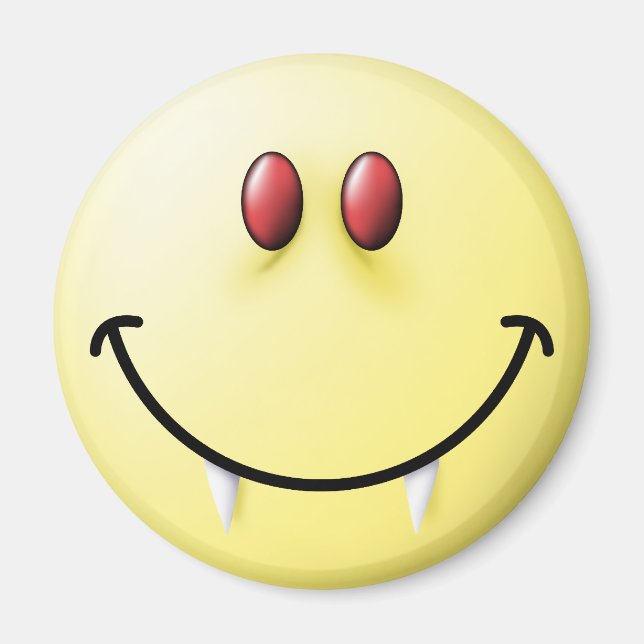 Vampire Ansikte Magnet (Framsidan)