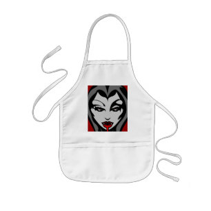 Vampire Aprons Halloween Vampire Girl BBQ Apron Barnförkläde