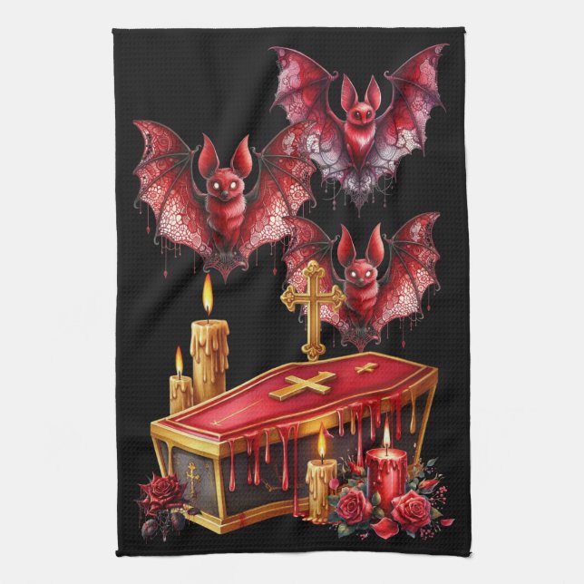 Vampire Bats Kökshandduk (Vertikal)