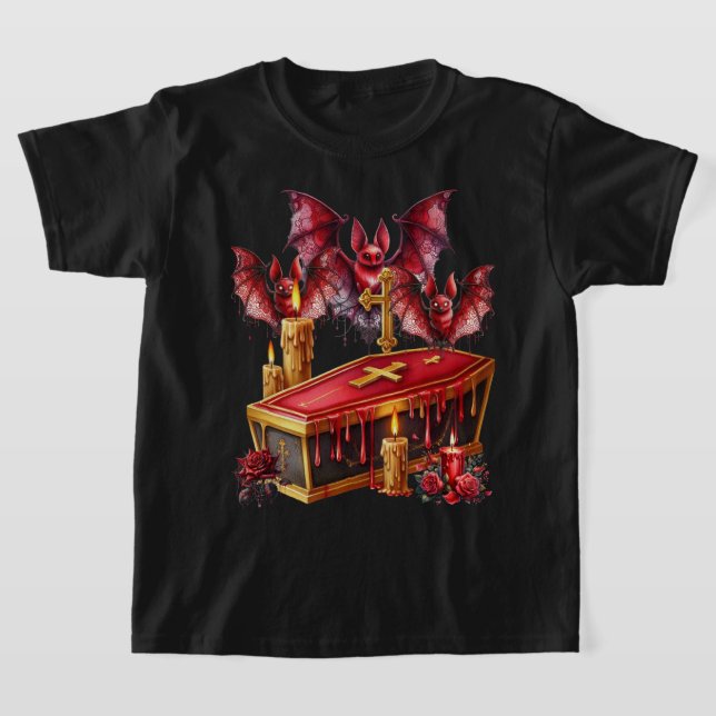 Vampire Bats T Shirt (Laydown)