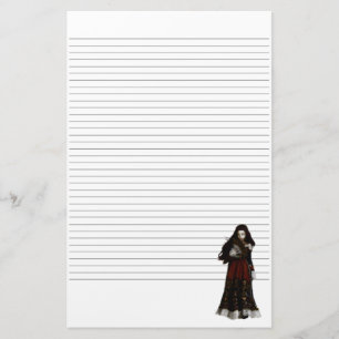 Vampire Beauty Lining Stationery Brevpapper