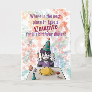 Vampire Birthday Kort