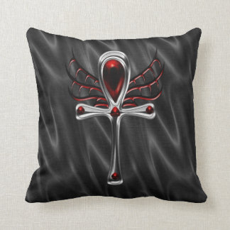 Vampire Blood Ankh Goth Pillow Kudde
