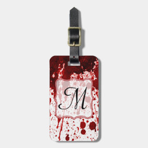 Vampire Blood Dripping Bassäng Monogram Luggage Ta Bagagebricka