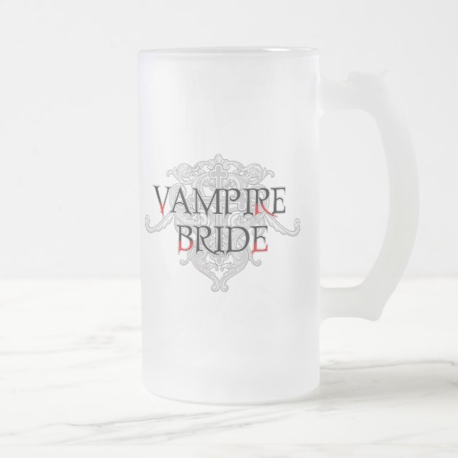 Vampire Bride Frostat Ölglas (Höger)
