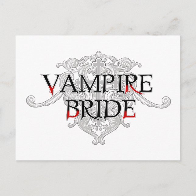 Vampire Bride Postcard Vykort (Framsida)