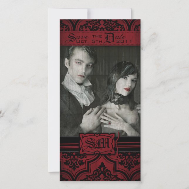 Vampire Bride SD-fotokort Spara Datumet (Framsida)