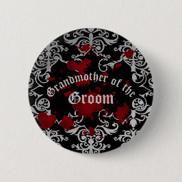 Vampire bröllop mormor till bruden eller brudgumme knapp