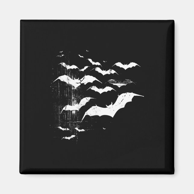 Vampire Byts Horror Spooky Scary Halloween Goth Ae Magnet (Framsidan)