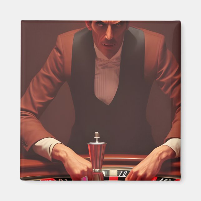 Vampire Casino-återförsäljare Magnet (Framsidan)