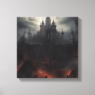 Vampire Castle Shining Canvastryck