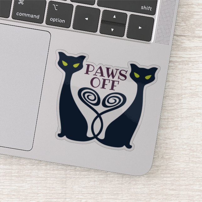 Vampire Cat Duo Klistermärken (Detalj)