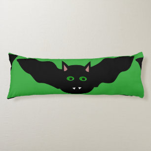 Vampire Cat Faced Fladdermus Halloween Body Pillow Kroppskudde