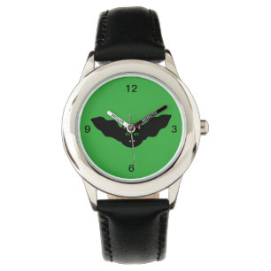 Vampire Cat Faced Fladdermus Halloween Watch Armbandsur