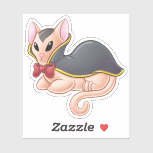 Vampire Cat Sticker Klistermärken