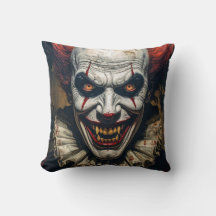 Vampire Clown Halloween Dekorativ kudde