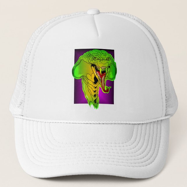 Vampire Cobra Hat Truckerkeps (Framsida)