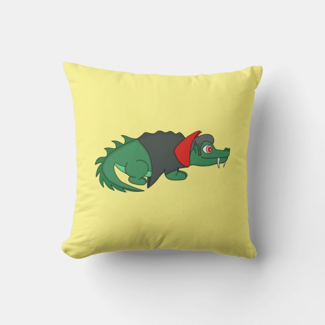 Vampire Crokodile Kudde (Framsida)