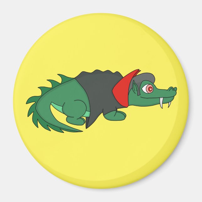 Vampire Crokodile Magnet (Framsidan)