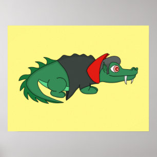 Vampire Crokodile Poster
