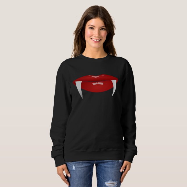 VAMPIRE DAM HALLOWEEN T-SHIRTS SWEATSHIRTSS (Hel framsida)