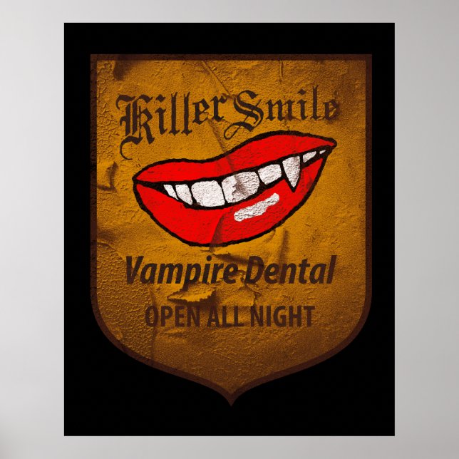 Vampire Dental Poster (Framsidan)