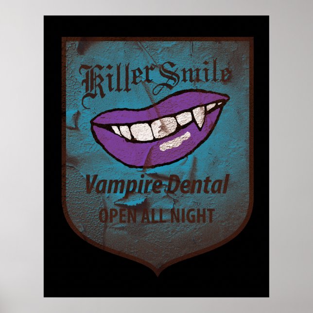 Vampire Dental Poster (Framsidan)