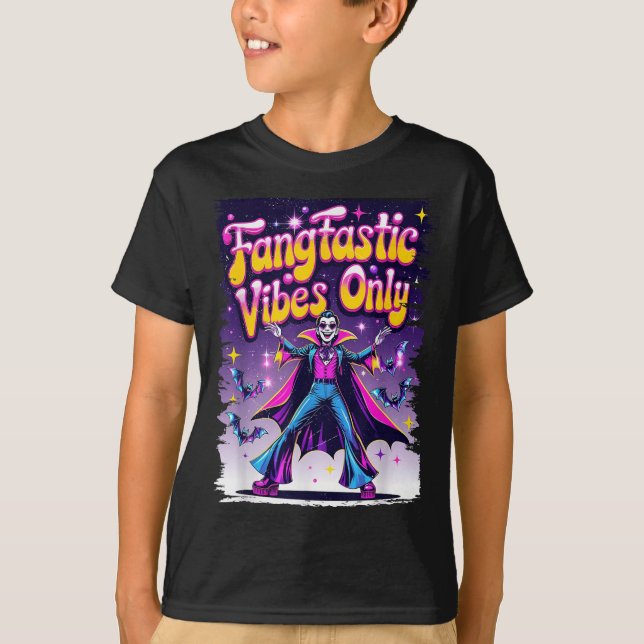 Vampire Disco Tee, Retro Halloween Shirt, Funny Va T Shirt (Framsida)