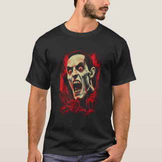 Vampire Dracula by Haunted Horror Halloween 6 T Shirt