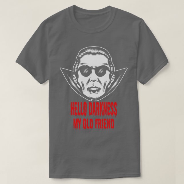 Vampire Dracula Drago Mörkret Halloween Monster M T Shirt (Design framsida)