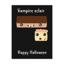 Vampire eclair "Happy halloween"