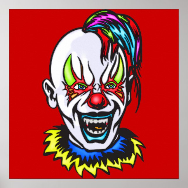 Vampire Evil Clown Poster (Framsidan)