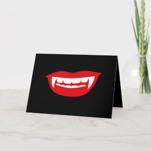 Vampire Fangs Kort