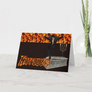 Vampire Fantasy Halloween Greeting Card Kort