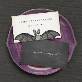 Vampire Fladdermus Halloween Telefonkort Visitkort