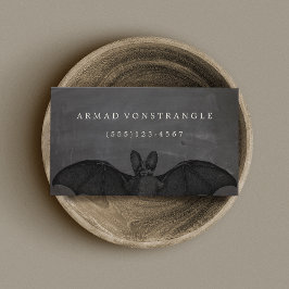 Vampire Fladdermus Halloween Visitkort