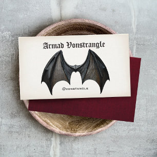 Vampire Fladdermus Visitkort