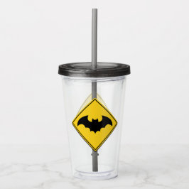 Vampire Fladdermus Warning Halloween Take Away Mugg