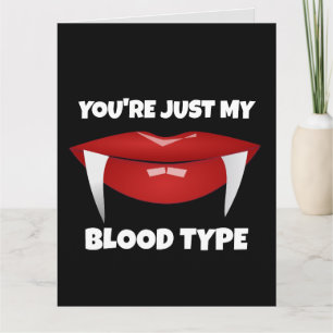 VAMPIRE FUNNY BIRTHDAY GREETING CARD KORT