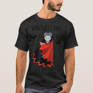 Vampire Funny Halloween Math  T Shirt