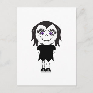 Vampire Girl Fullt Body Vykort