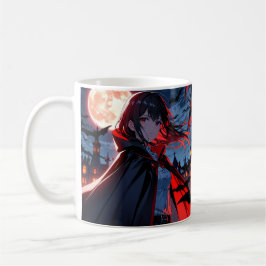 Vampire Girl Mugg - Anime Halloween Coffee Mugg