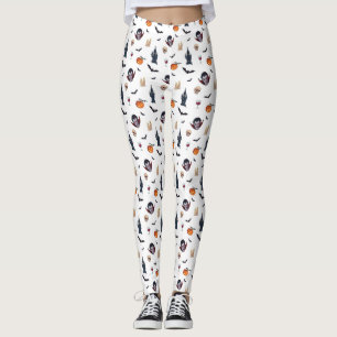 🦇 Vampire Gothic Halloween Leggings 🎃 vita 🖤