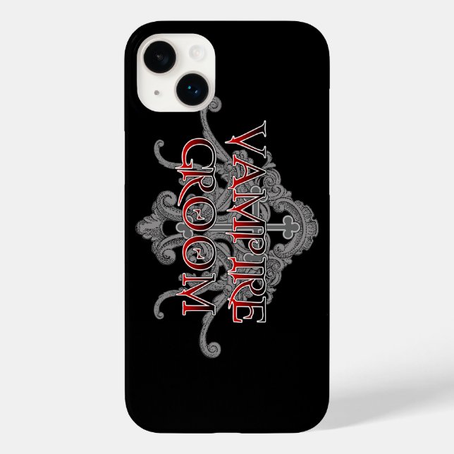 Vampire Groom iPhone 12 Fodral (Baksida)